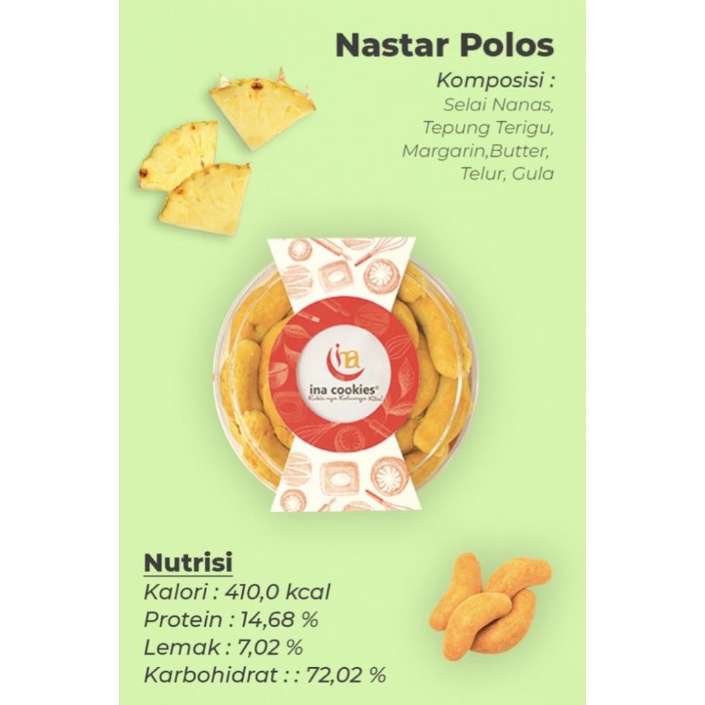 

Ina Cookies Reguler Nastar Polos Original Dan Terpercaya