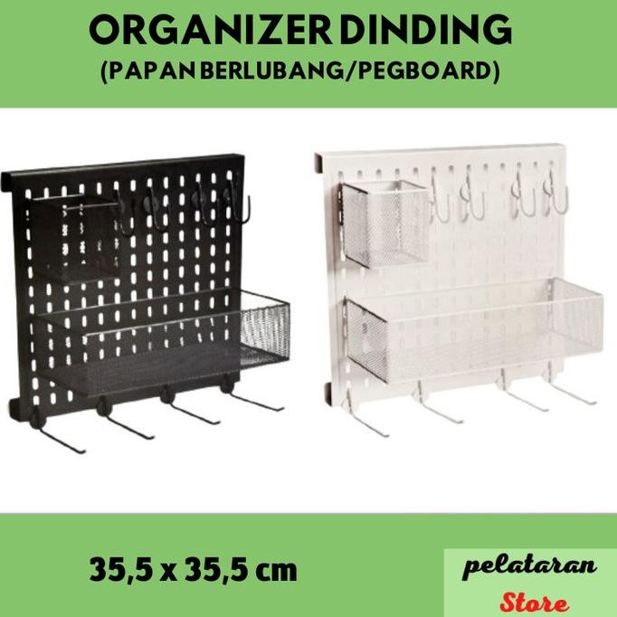 

Papan Berlubang Pegboard Rak Dinding Wall Organizer Dan Aksesoris HARA