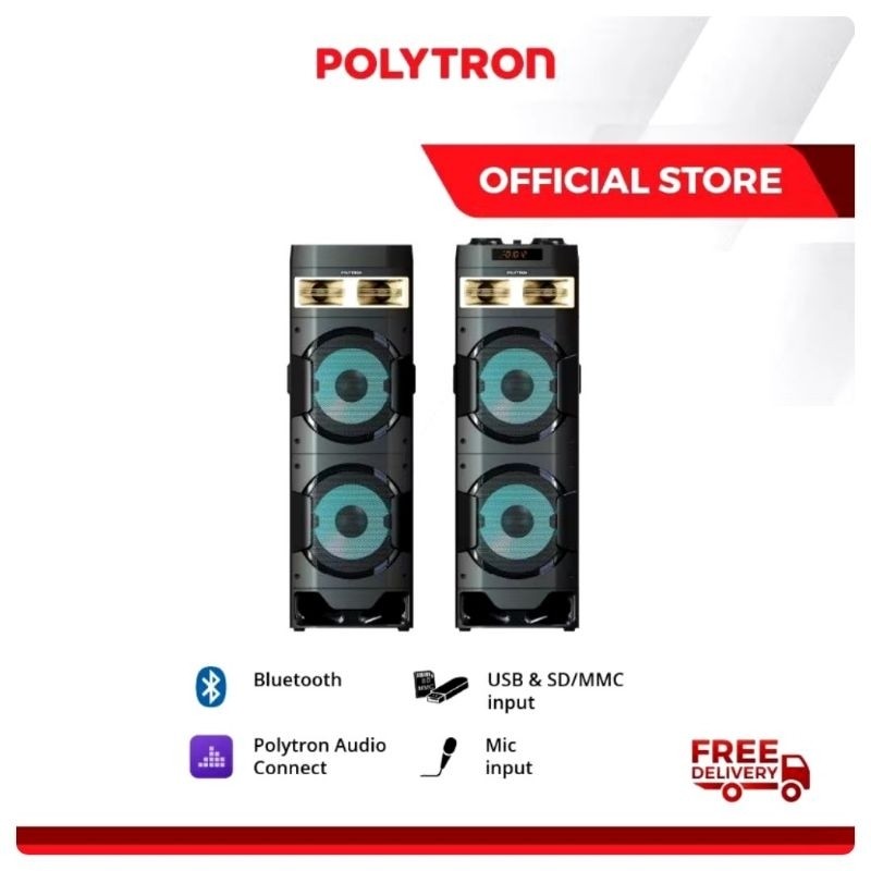 Speaker Aktif Polytron PAS 10D28 Dobel Speaker 10 in
