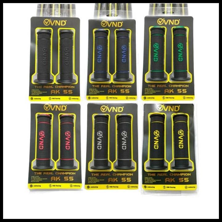 TERLARIS HANDGRIP MOTOR VARIASI VND AK55 & AK66 MODEL RCB UNIVERSAL NMAX,AEROX,PCX,VARIO,VIXION,R15,