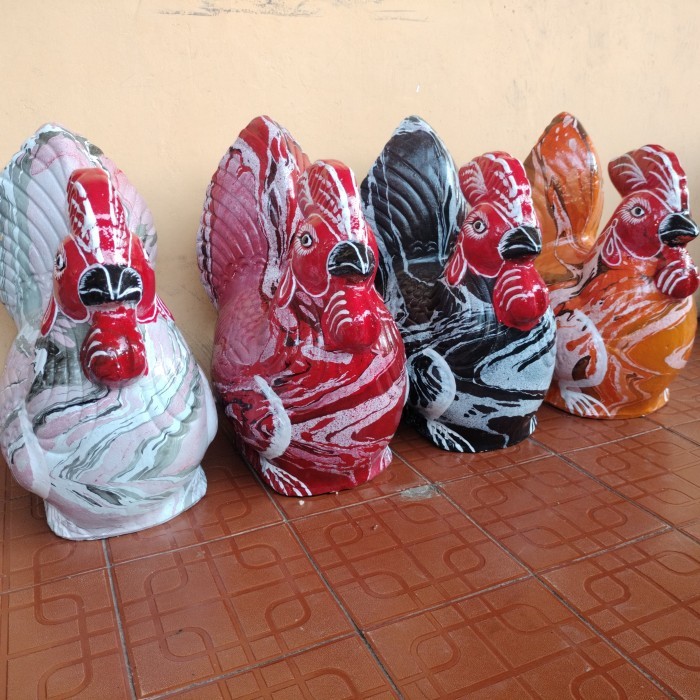 Spesial Celengan Ayam Jumbo Dari Tanah Liat