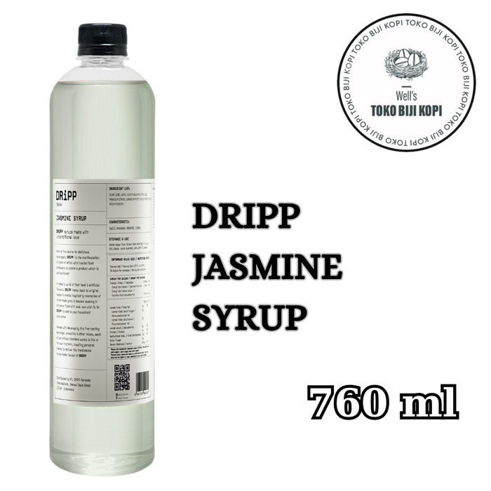 

DRIPP SYRUP JASMINE FLAVOUR - 760 ML / SIRUP DRIPP RASA JASMINE