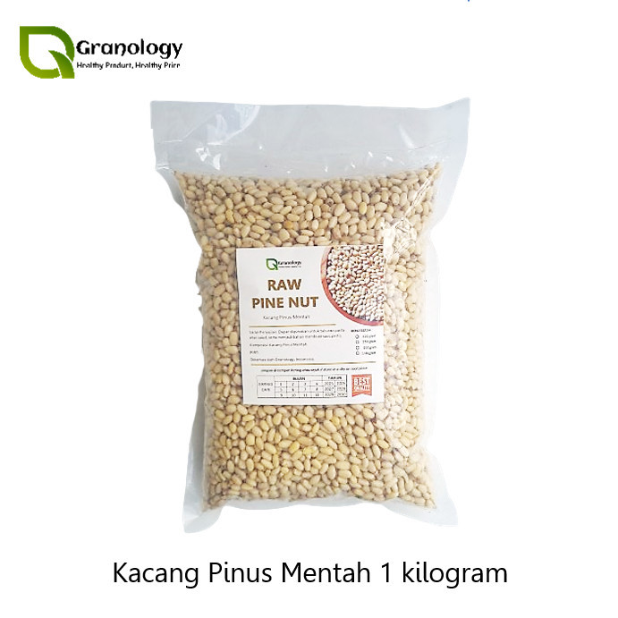 

Kacang Pinus Mentah / Raw Pine Nut (1 kilogram) by Granology