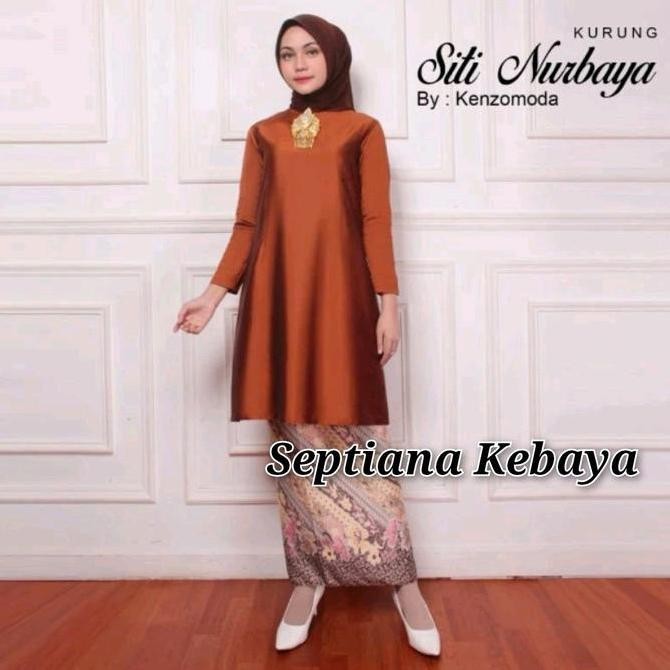 Best Item!, Set Kebaya Couple  Warna Terakota - Baju Batik Couple Merah Bata - Couple Kebaya Dan Bat