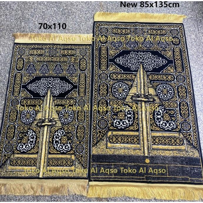 Sajadah Bab Al Kabah/Sajadah Kiswa ka'bah/Sajadah Kiswah Ori