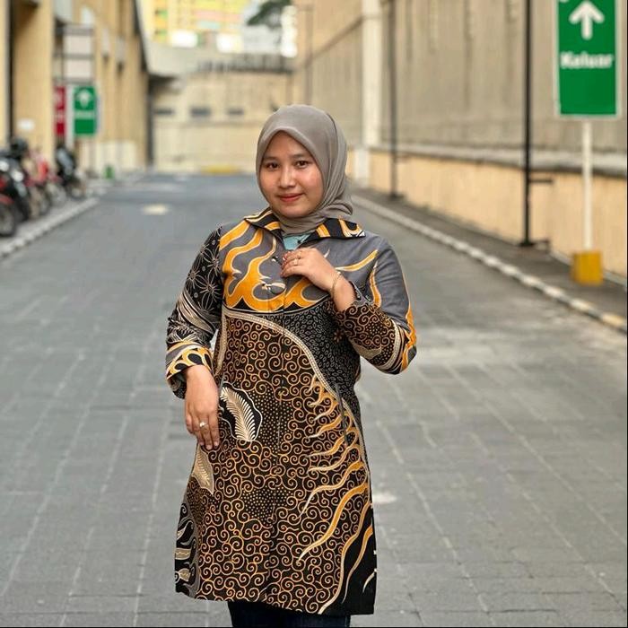 MODEL TUNIK BAHAN KATUN FULL TRIKOT