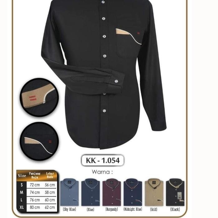 BAJU MUSLIM PRIA ARZUN PANJANG PREMIUM Katun Koko Dewasa