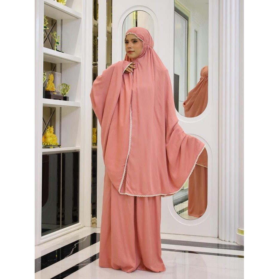 Sofia Mukena Polos Rayon Premium Atasan Bawahan