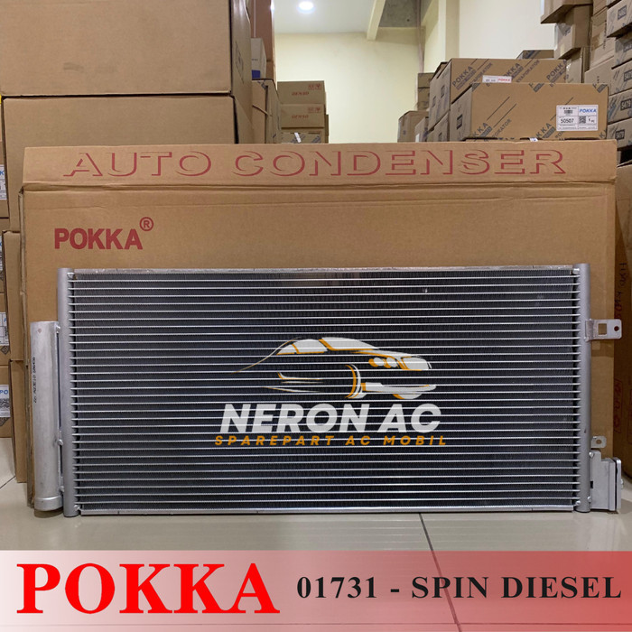 KONDENSOR AC MOBIL CHEVROLET SPIN DIESEL CONDENSOR SPIN DIESEL POKKA 01731
