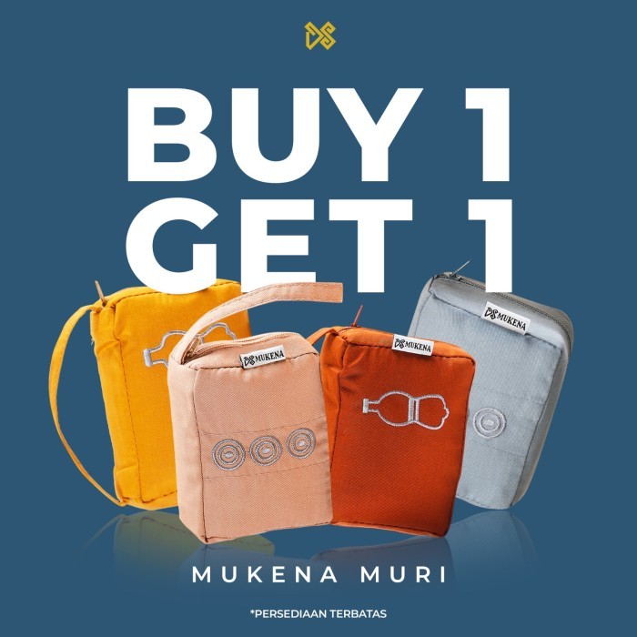 Ds Modest - Mukena Travel Waterproof Rekor Muri Beli 1 Gratis