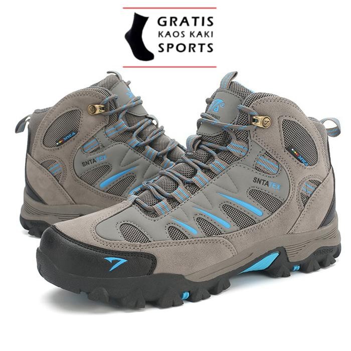 Sepatu Gunung SNTA Tipe 493 Original Sepatu Hiking SNTA 493 Warna Biru