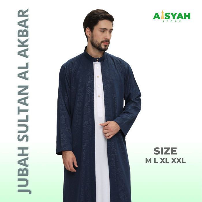 Gamis Pria Premium Dewasa Lengan Panjang Gamis President Slimfit Manset Rompi