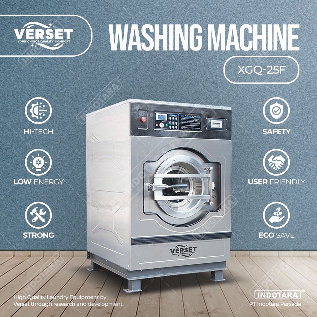 Mesin Laundry Industri / Washer Extractor Verset XGQ-25F