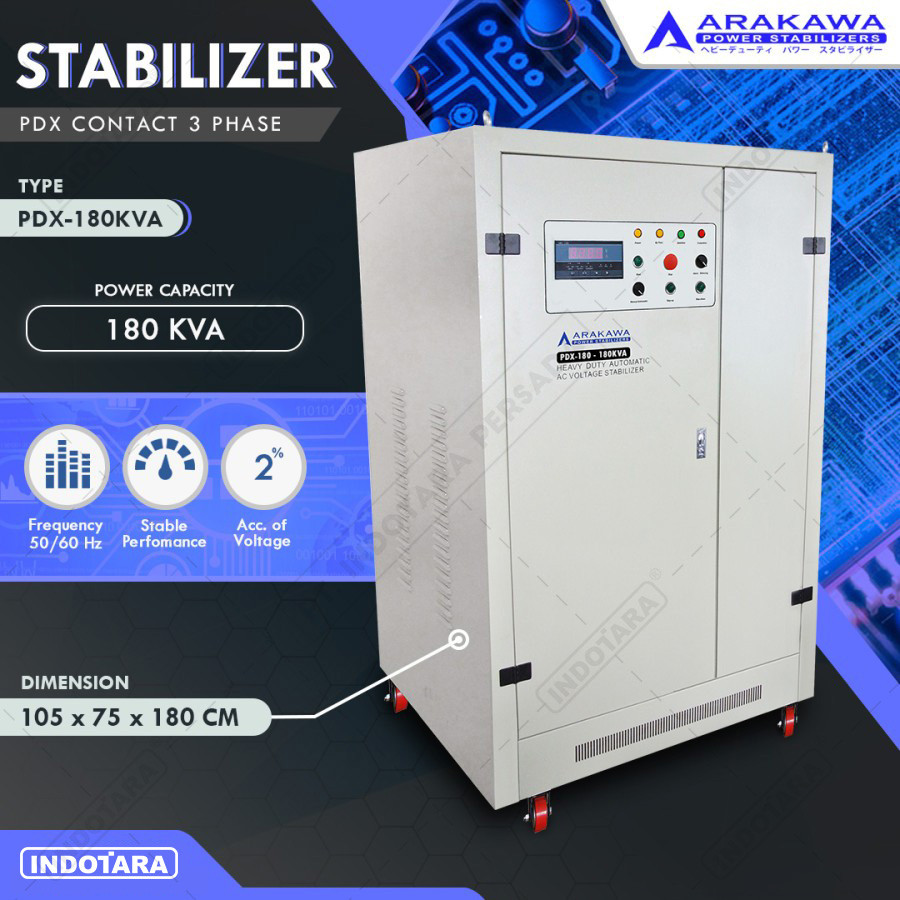 STABILIZER ARAKAWA PDX 3 PHASE PDX180KVA