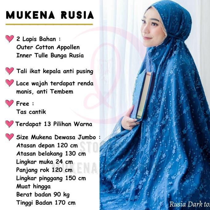 Terjangkau Mukena Rusia Dewasa Distributor Original Dalanova Part 2