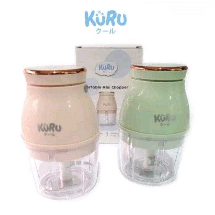Kuru Baby Electric Portable Mini Chopper Blender Makanan Bayi Mpasi