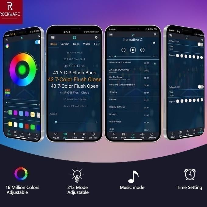 Grosir Rockware Firework Led Magic Color Lamp - Lampu Led Model Kembang Api