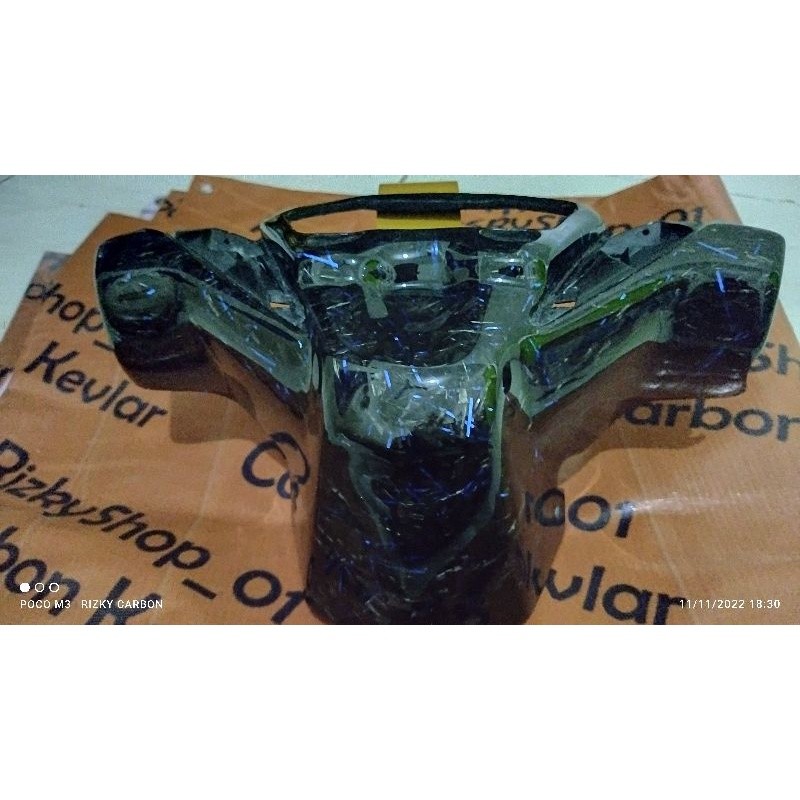 BATOK BELAKANG VARIO 125 150 LED NEW CARBON KEVLAR