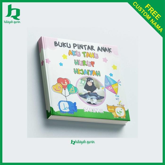 

Boardbook Bisa Custom Nama Foto Hardcover Buku Pintar Anak Bergambar Full Color Inggris Indonesia