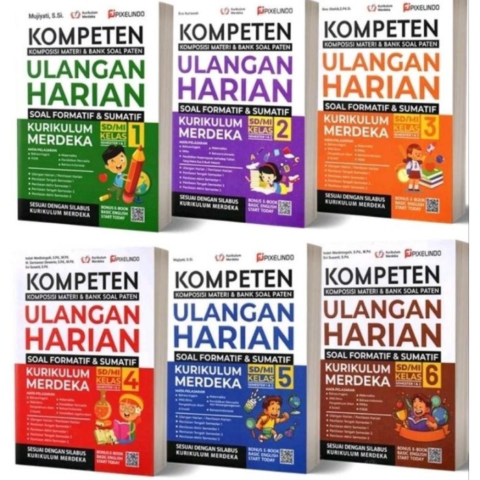 

Promo Buku Kompeten Komposisi Materi Bank Soal Paten Ulangan Harian Sd Mi Kelas 1 2 3 4 5 6 Soal