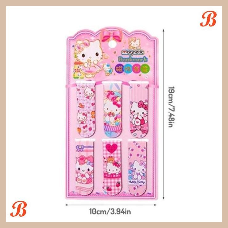 

| KK | LOVELY- PEMBATAS BUKU MAGNET CINNAMOROLL KUROMI SANRIO 1 SET MURAH