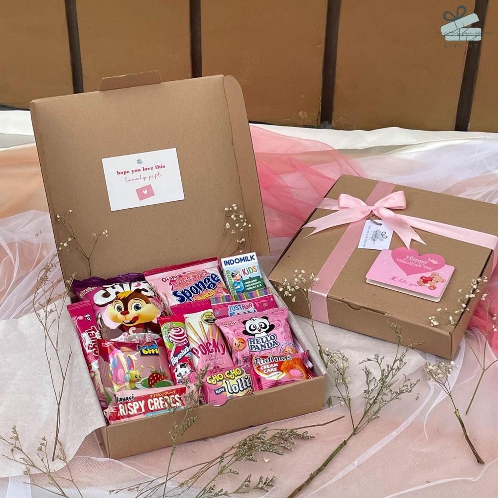 

BISA COD VALENTINE'S SERIES (PINK SNACK BOX/VALENTINE GIFT/VALENTINE HAMPERS) LI34