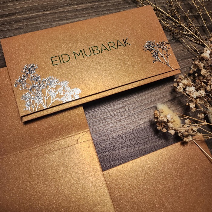 

New! Angpau Lebaran Horizontal 2025 Jumbo / Amplop Uang Idul Fitri Besar [1 pack isi 10] - Bronze Idul Fitri