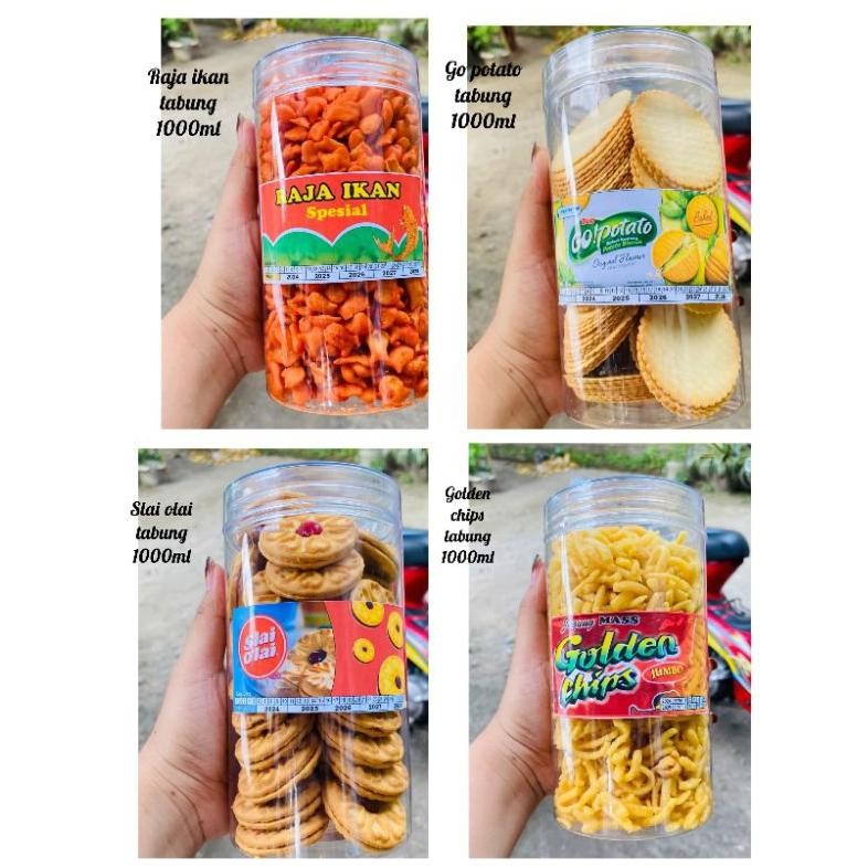 

TERMURAH (READY) SNACK BRANDED TABUNG 1000ML MURAH SNACK BRANDED MURAH GOLDEN CHIPS GO POTATO KENTANG OREO REFIL RAJA IKAN MIKO MI ENAK DLL SNACK LEBARAN TERBARU ac-8