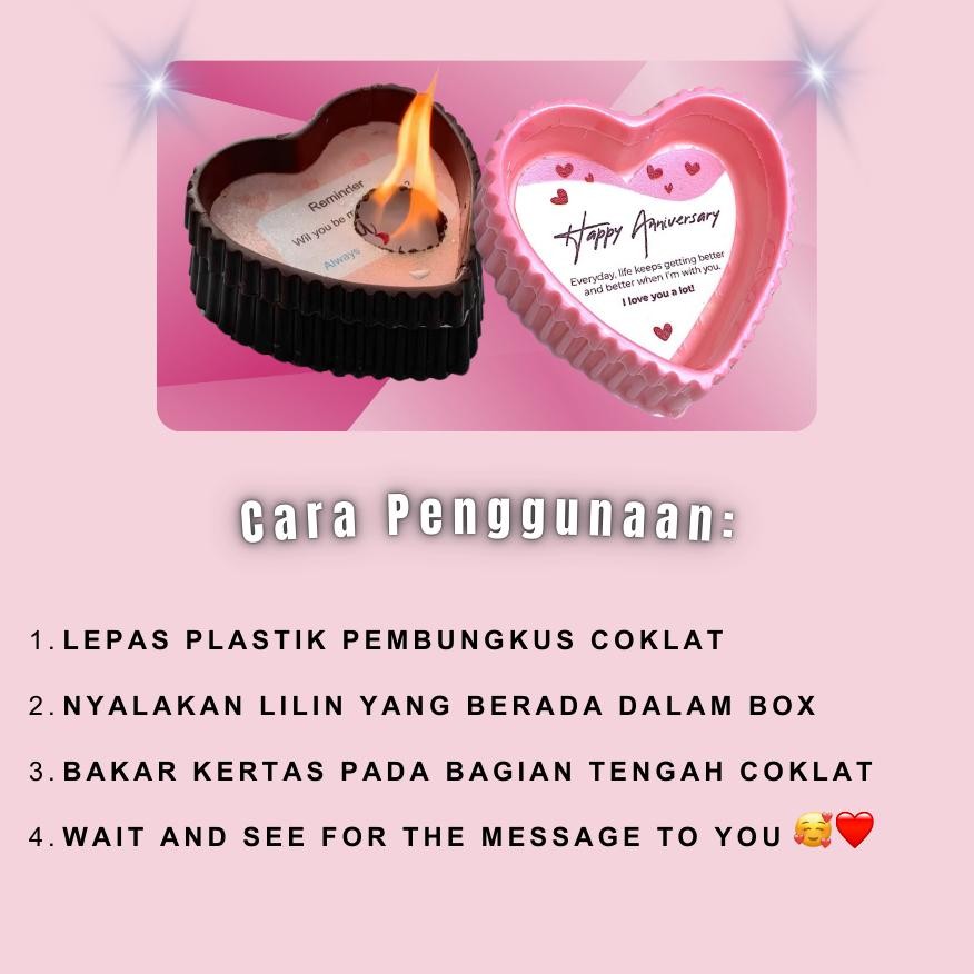 

BISA COD CHO-CWEET BURN AWAY CHOCOLATE Coklat Valentine | Burn Away Cake | Flamming Cake | Coklat Viral Ez23