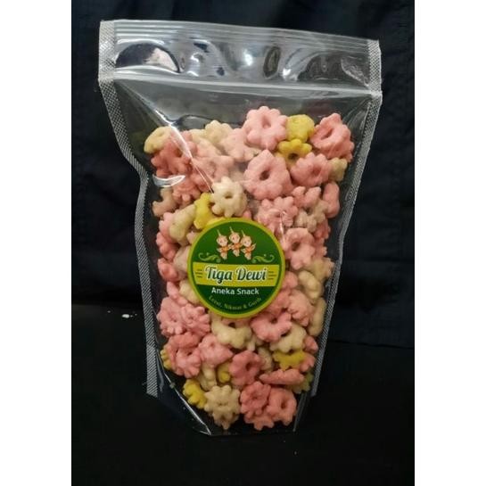 

PROMO Kue Sakura Warna / Kue Bintang Cap Tiga Dewi isi 1 Kg di-111