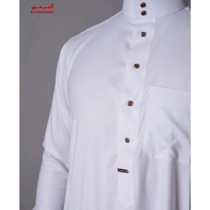 Promo Terbaru, Jubah Alharamain Premium Woll Manset