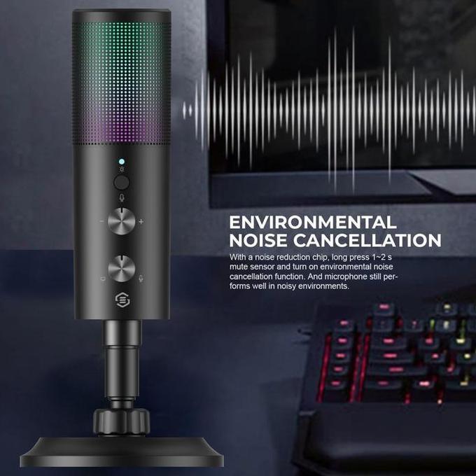 SOUNDTECH LITE 2.0 CARDIOID MICROPHONE CONDENSER USB STAND FOR PC