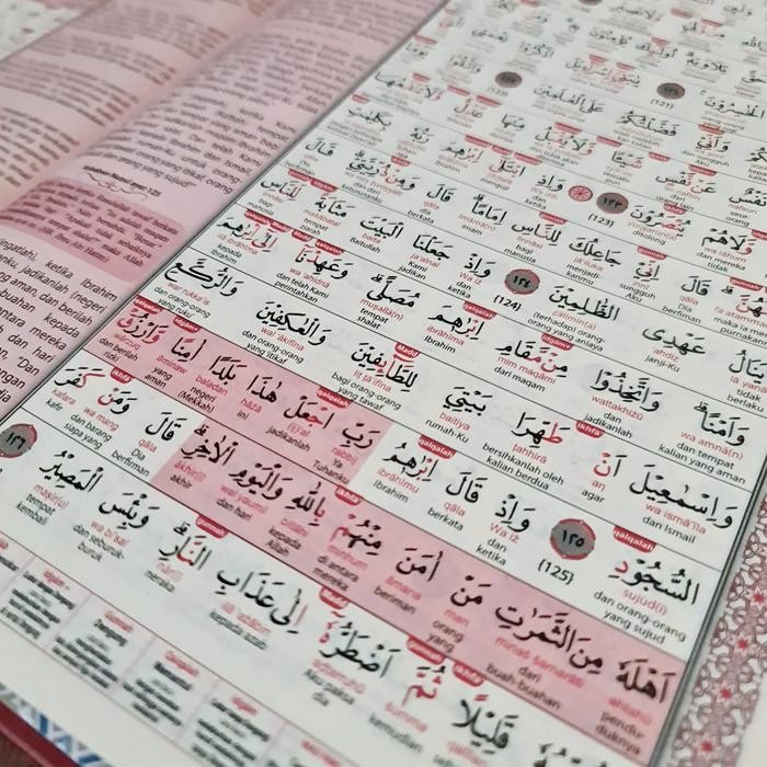 

Alquran Alhadi Perkata Latin Terjemah Kertas Premium Ukuran Besar A4 Quran