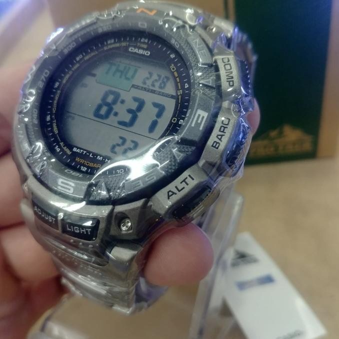 CASIO PROTREK PRG 240T-7DR triple sensor/solar/titanium watch *BNIB Terlaris