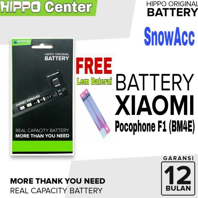 Hippo Baterai Pocophone F1 4000mah ( BM4E ) Garansi Resmi Hippo Terlaris