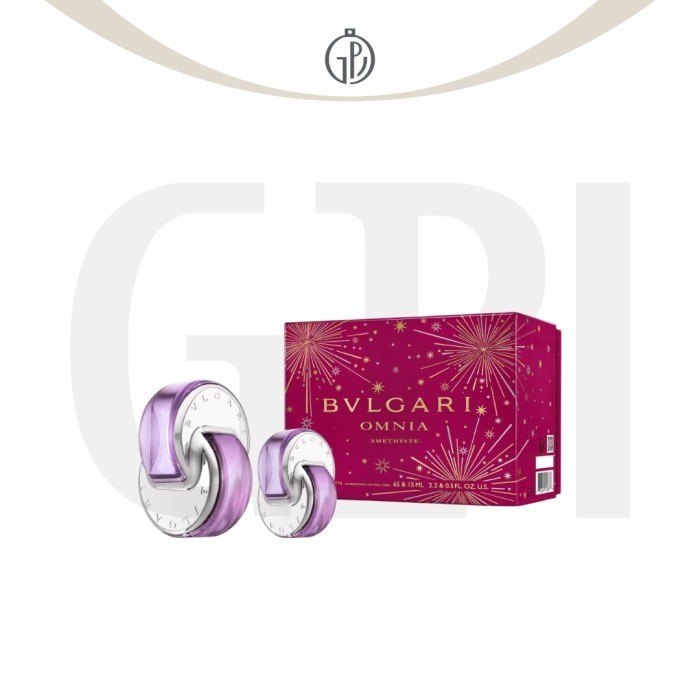 Gercep Bvlgari Omnia Amethyste For Women Edt 65 + 15 Ml Gift Set