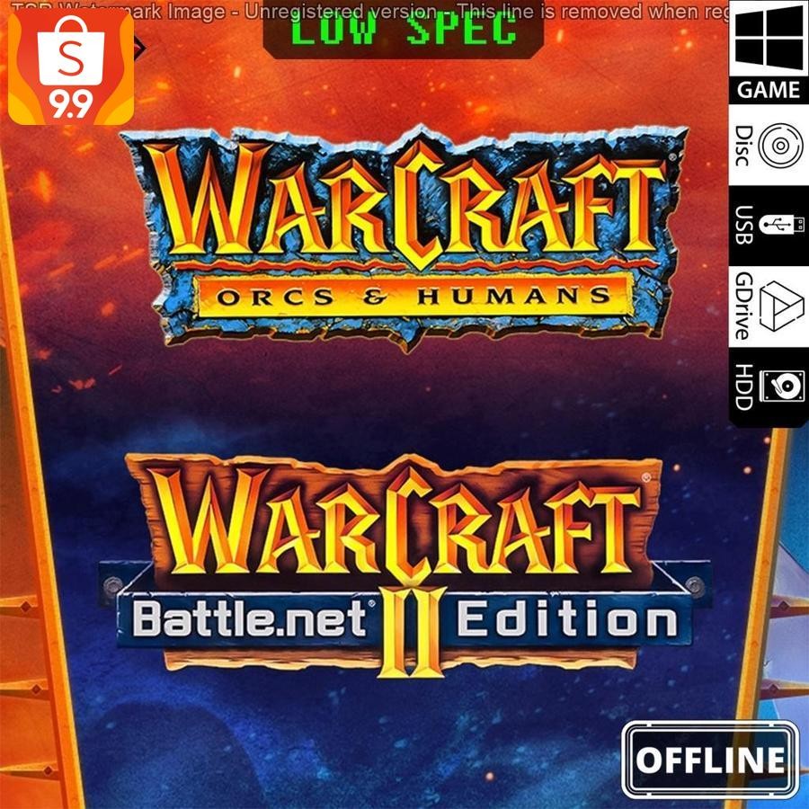 warcraft 1 + warcraft 2 bundle pc full version baru