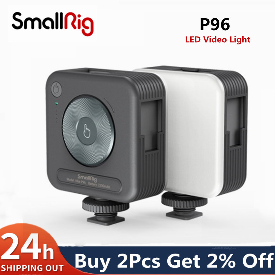 FIDU Smallrig P96 LED Camera Light Output Video Light 2200mAh 2700K-6500K Panel Light for Photograph
