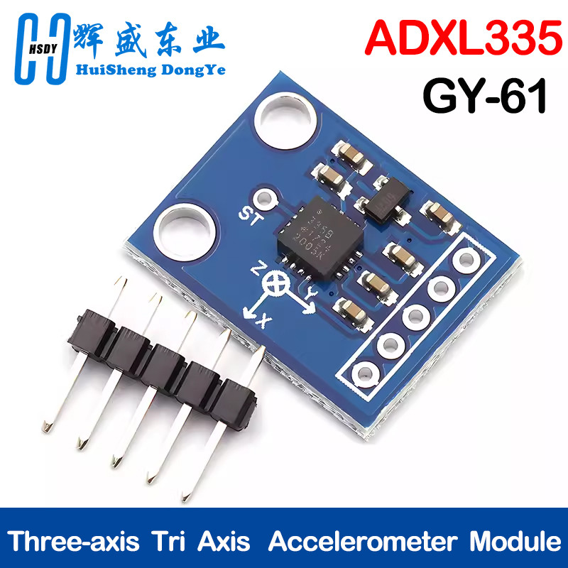 JENNAIRA  GY-61 ADXL335 Three-axis Tri Axis Accelerometer Module Triaxial Acceleration Gravity Angle