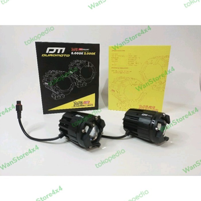 DUROMOTO M5 LAMPU KABUT PALING TERANG