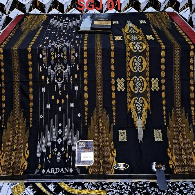 sarung ardan sgj kualitas gold motif songket