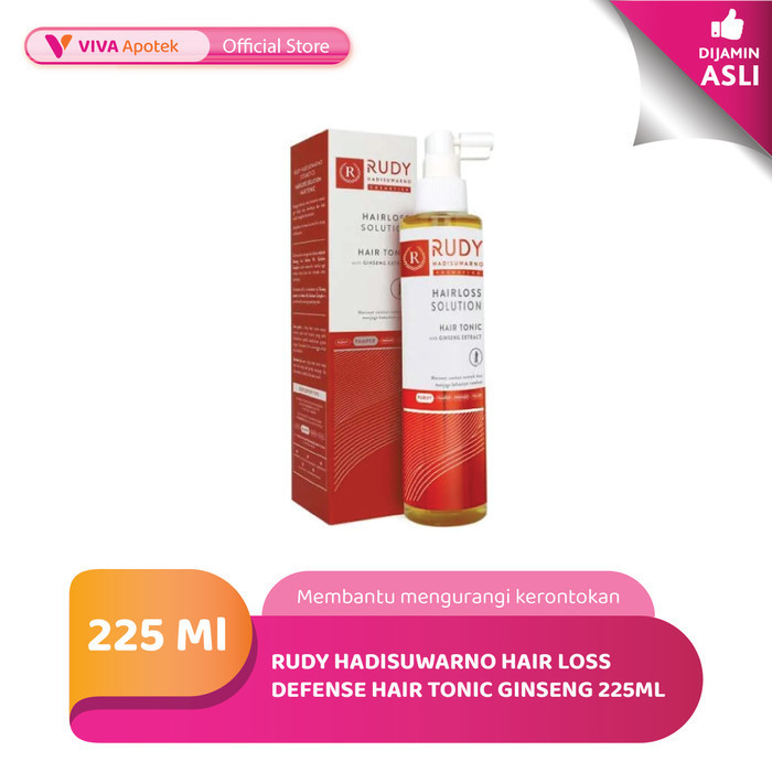 Rudy Hadisuwarno Hair Loss Defense Hair Tonic Ginseng (225 ml)