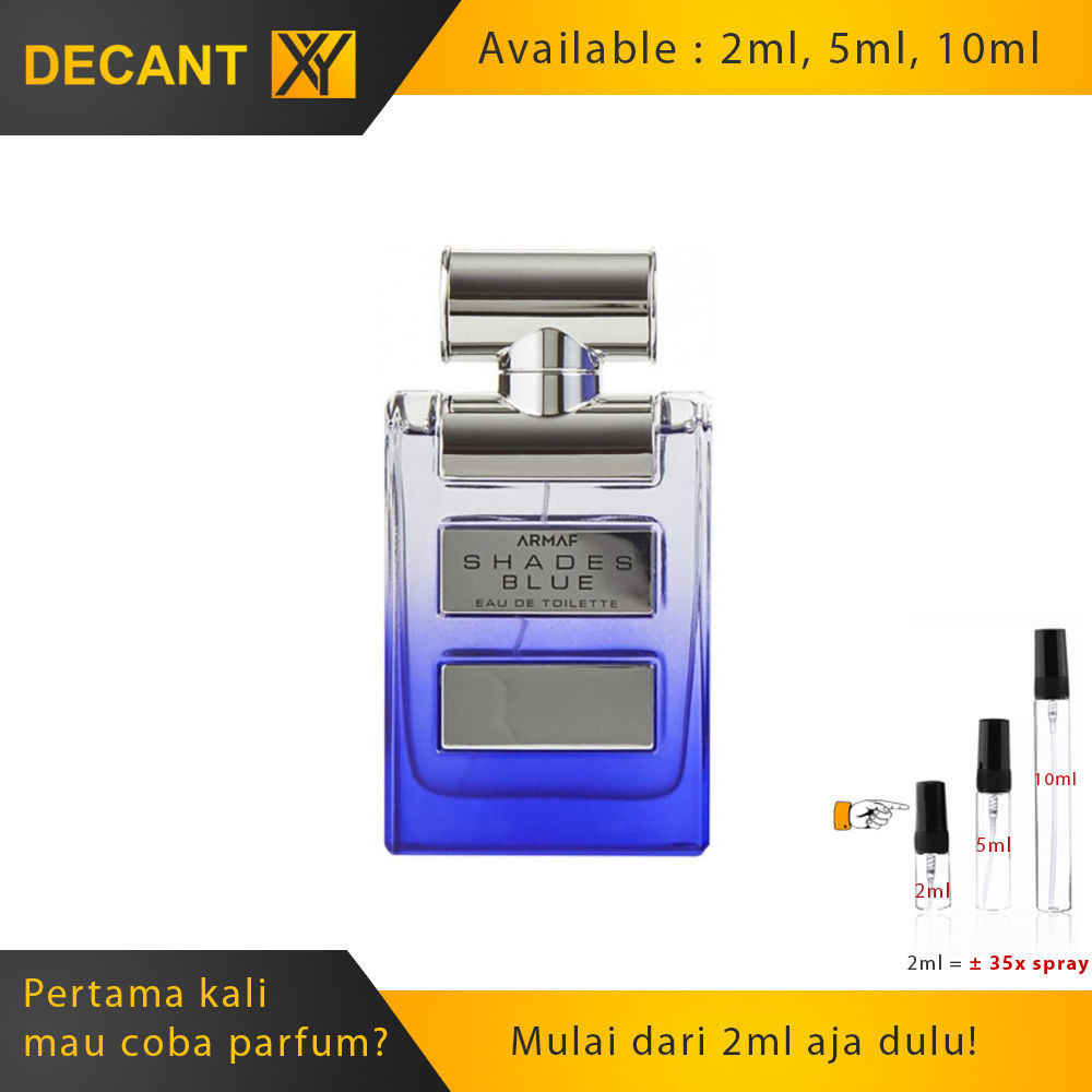 Decant Parfum Armaf Shades Blue Men 2ml 5ml 10ml