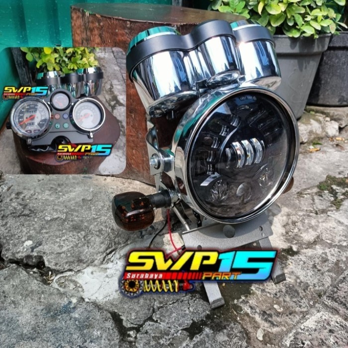 Lampu Ninja Ss Set Lampu Daymaker Brecket Kupingan & Spedometer Ss