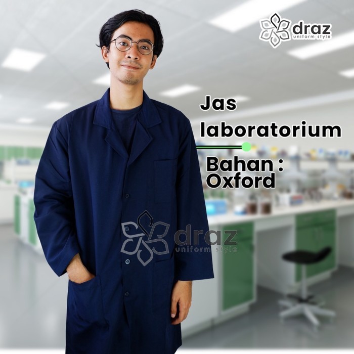 TERLARIS JAS LAB, JAS LABORATORIUM, JAS LAB BIRU DONGKER, JAS LAB LENGAN PANJANG, BAJU LABORATORIUM