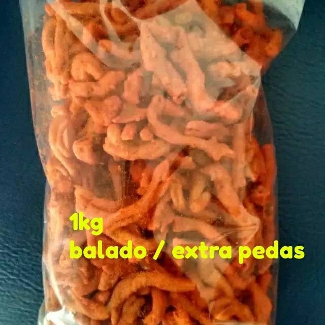 

BERMUTU 1 kg keripik usus ayam snack enak