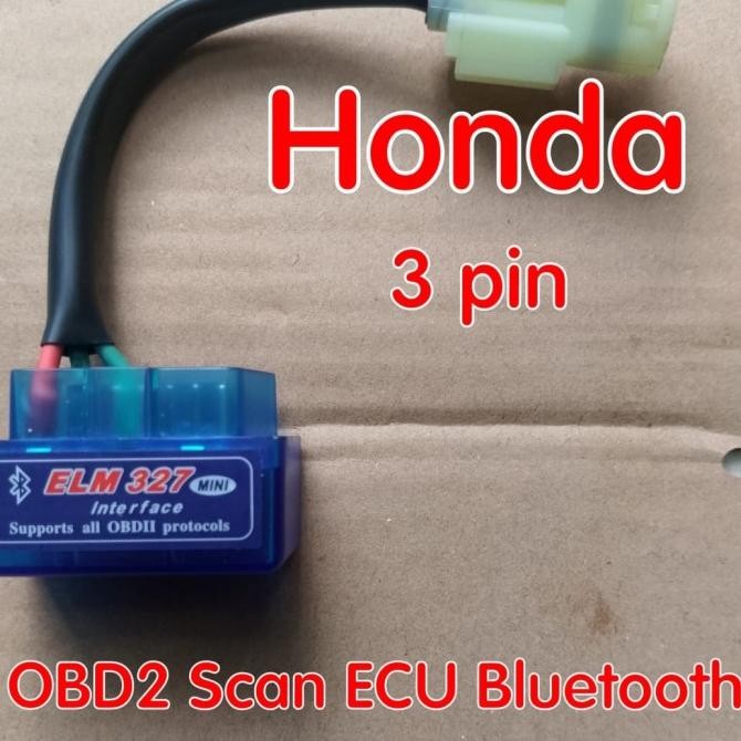 Scanner OBD2 Scan ECU motor bluetooth simpel type HONDA [terbaik]