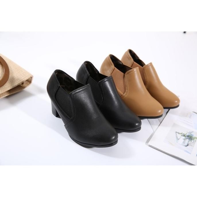 [terlaris] Xes Sepatu Boots Heels Wanita Import [terbaik]