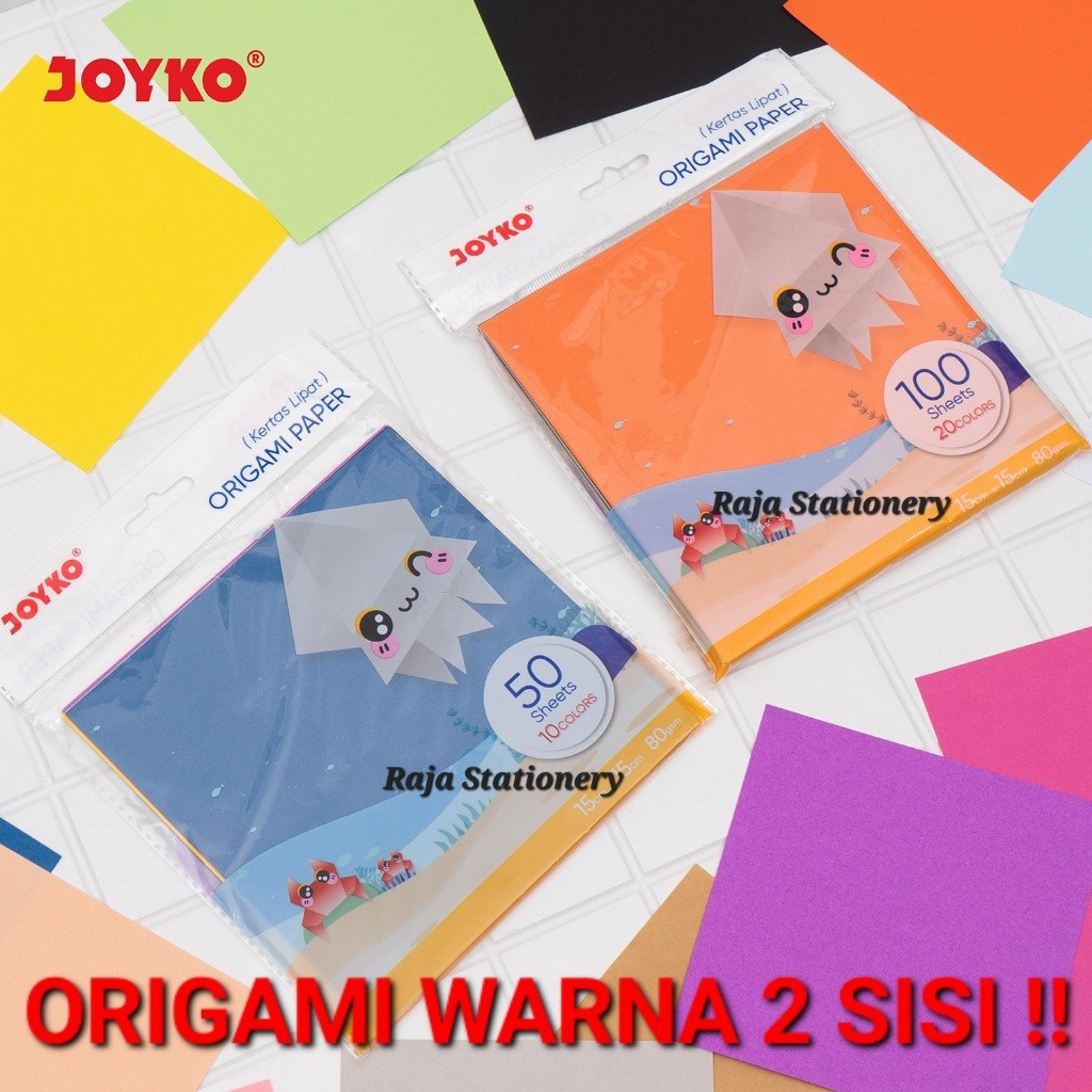 

Joyko Origami 12x12 15x15 20x20 cm Paper Kertas Origami Lipat Sukung RAJA BIG BOX