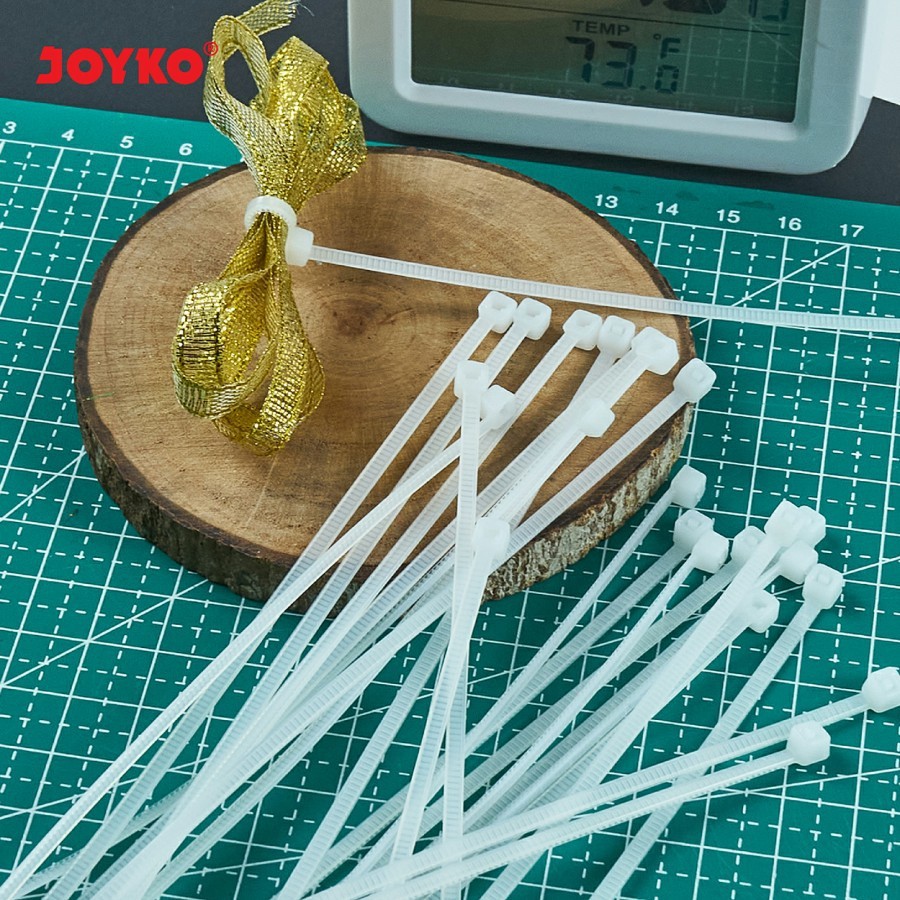 

JOYKO CABLE TIE 100PCS / KABEL TIS IKAT TALI SEGEL MAKANAN CBT-10 TERMURAH BERKUALITAS RAJA BIG BOX